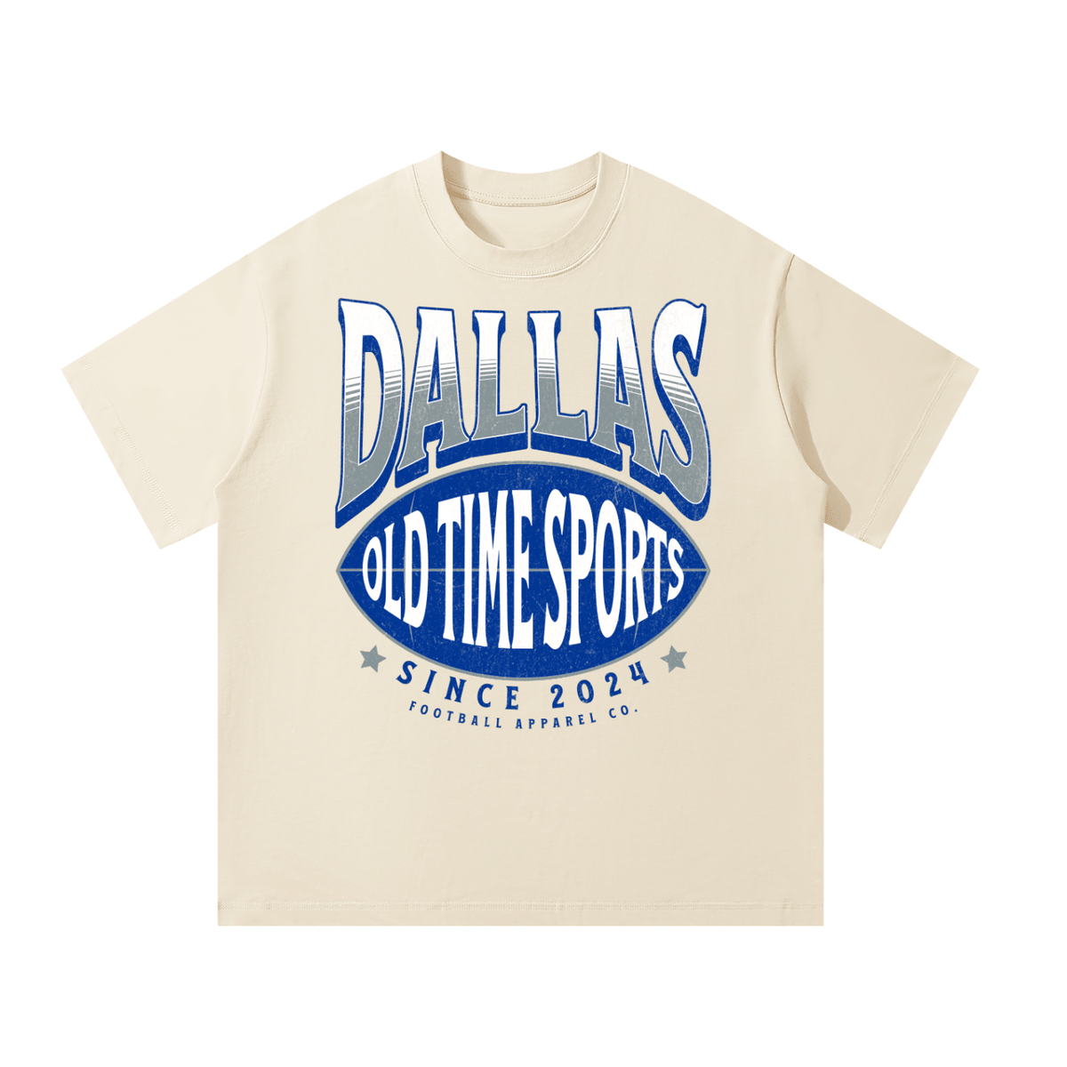 OTS Football DAL Heavyweight Tee - Old Time Sports