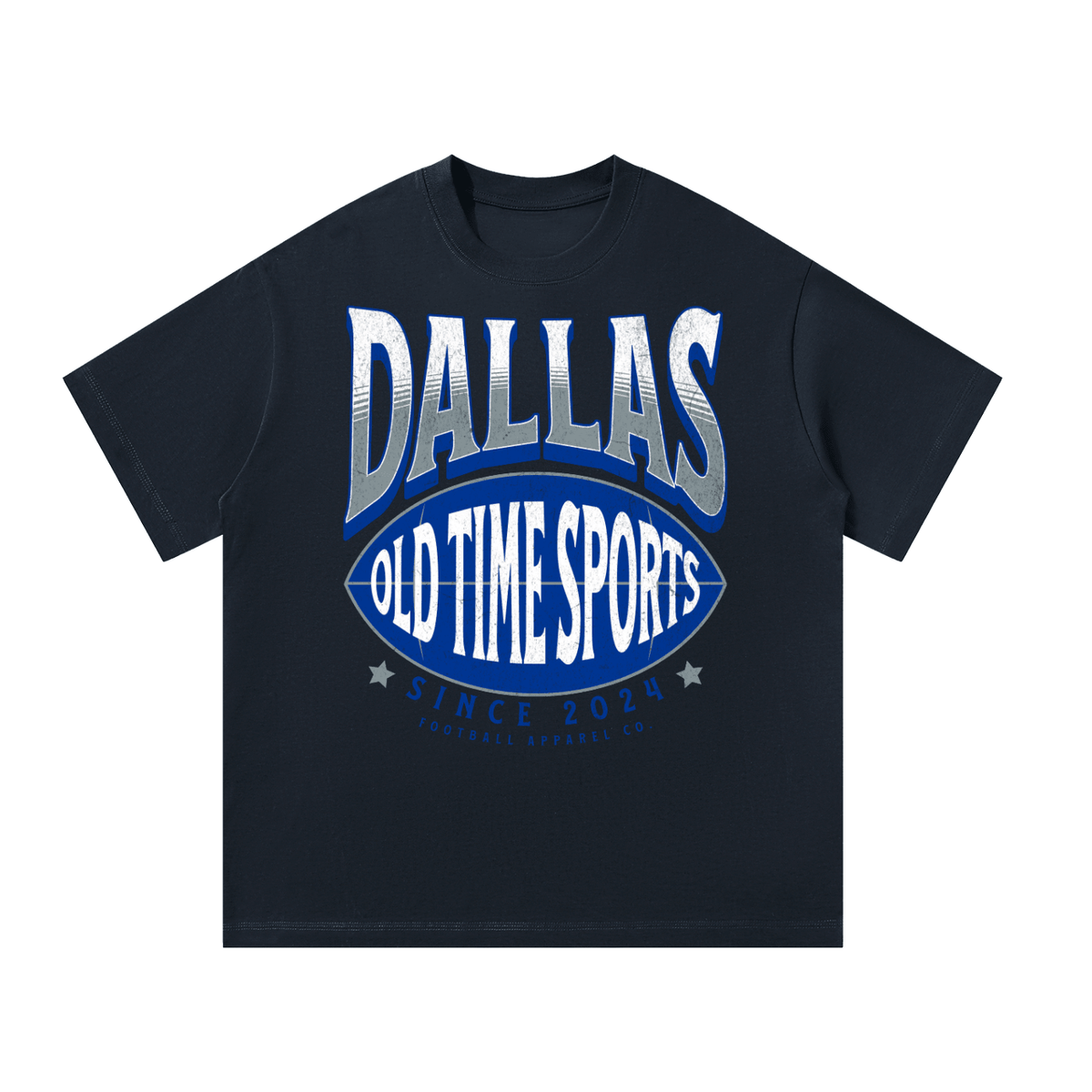 OTS Football DAL Heavyweight Tee - Old Time Sports