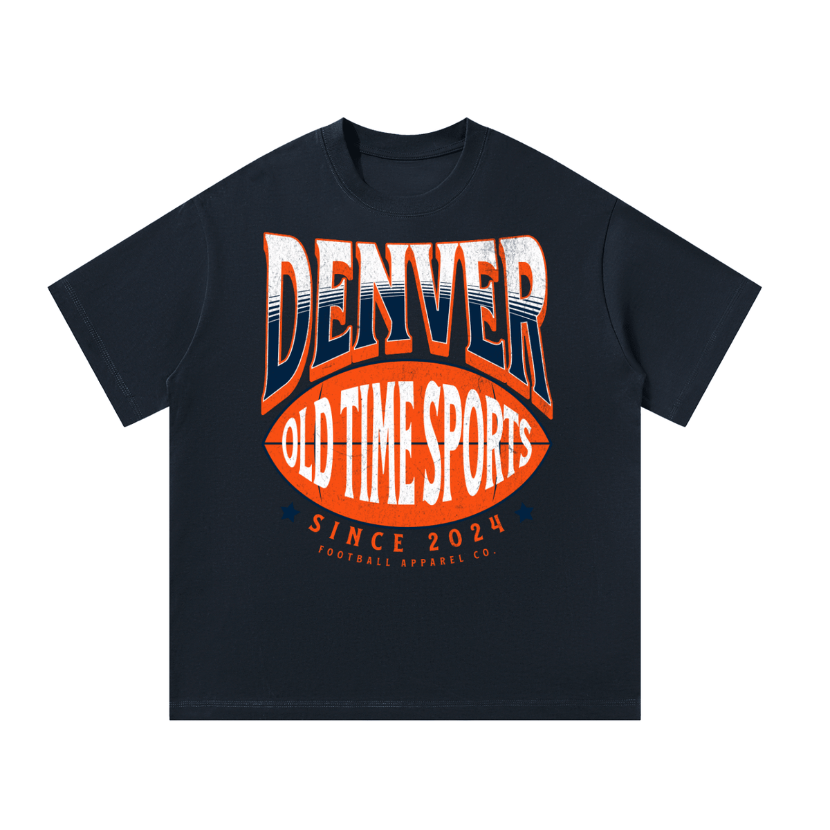 OTS Football DEN Heavyweight Tee - Old Time Sports