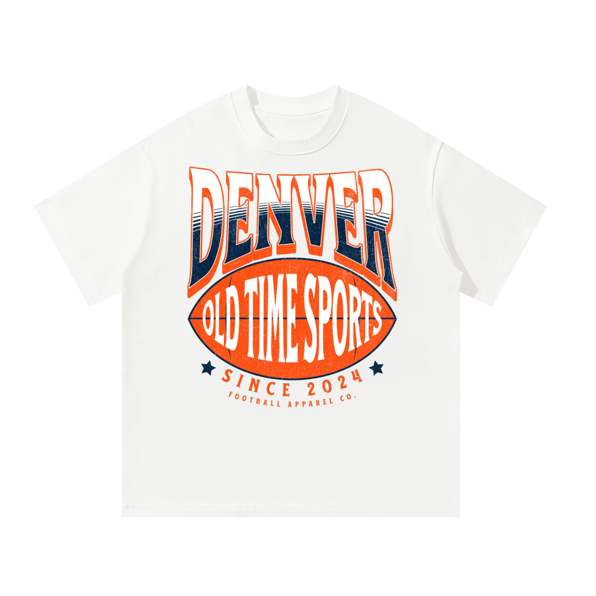 OTS Football DEN Heavyweight Tee - Old Time Sports