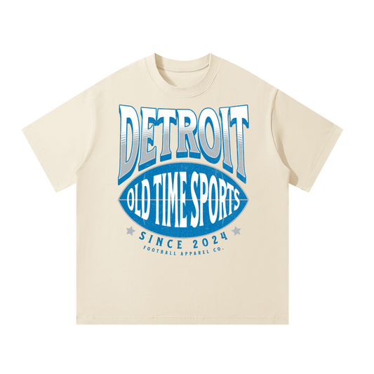 OTS Football DET Heavyweight Tee - Old Time Sports