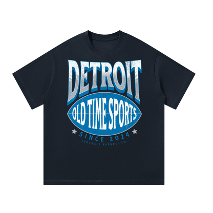 OTS Football DET Heavyweight Tee - Old Time Sports