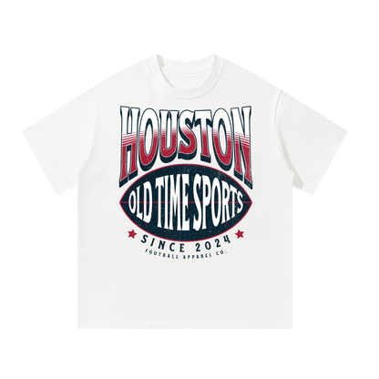OTS Football HOU Heavyweight Tee - Old Time Sports