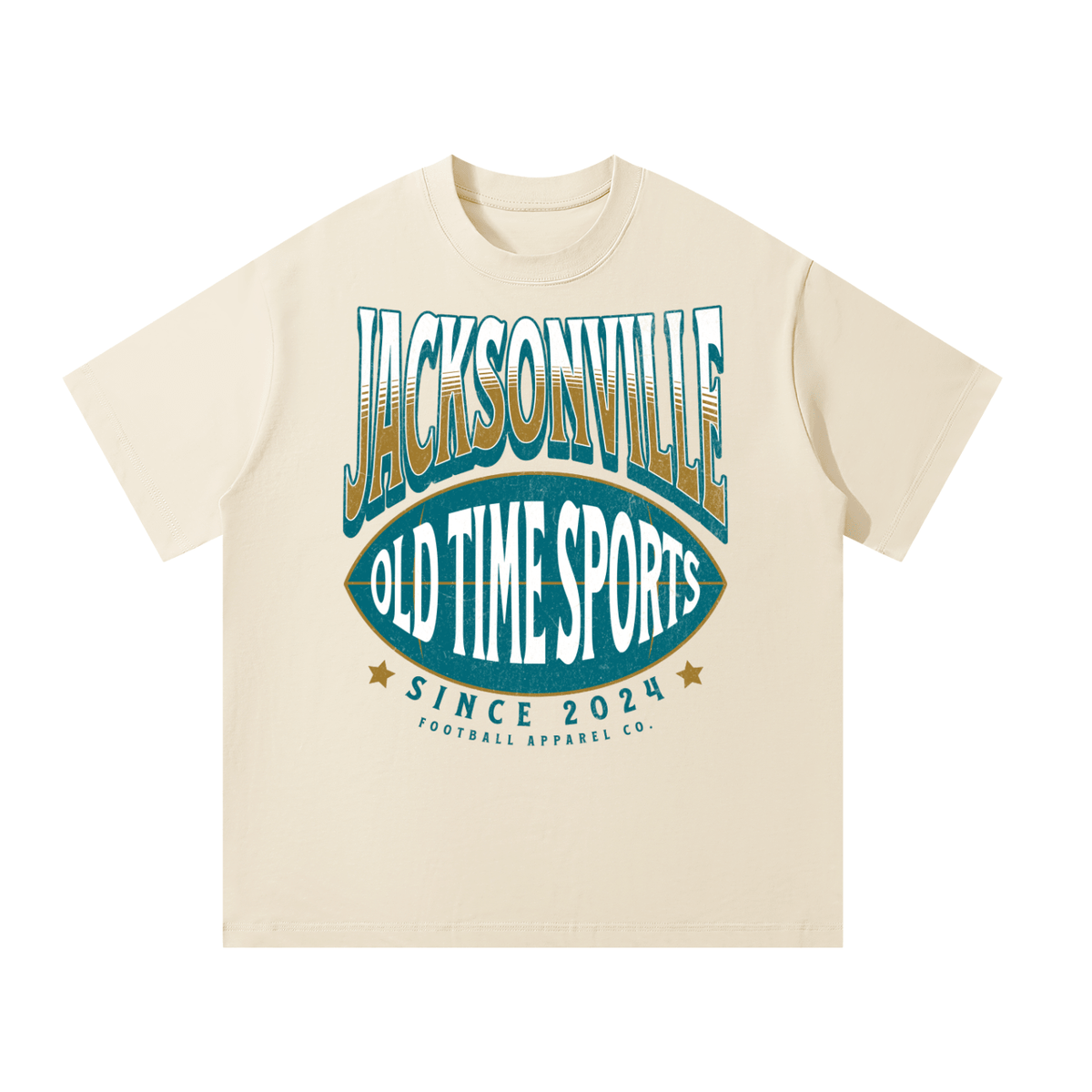 OTS Football JAX Heavyweight Tee - Old Time Sports