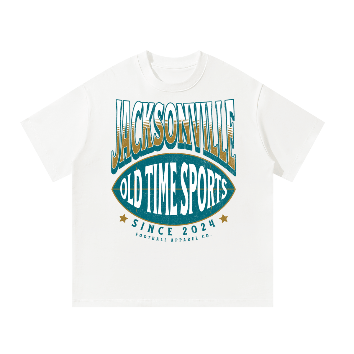 OTS Football JAX Heavyweight Tee - Old Time Sports
