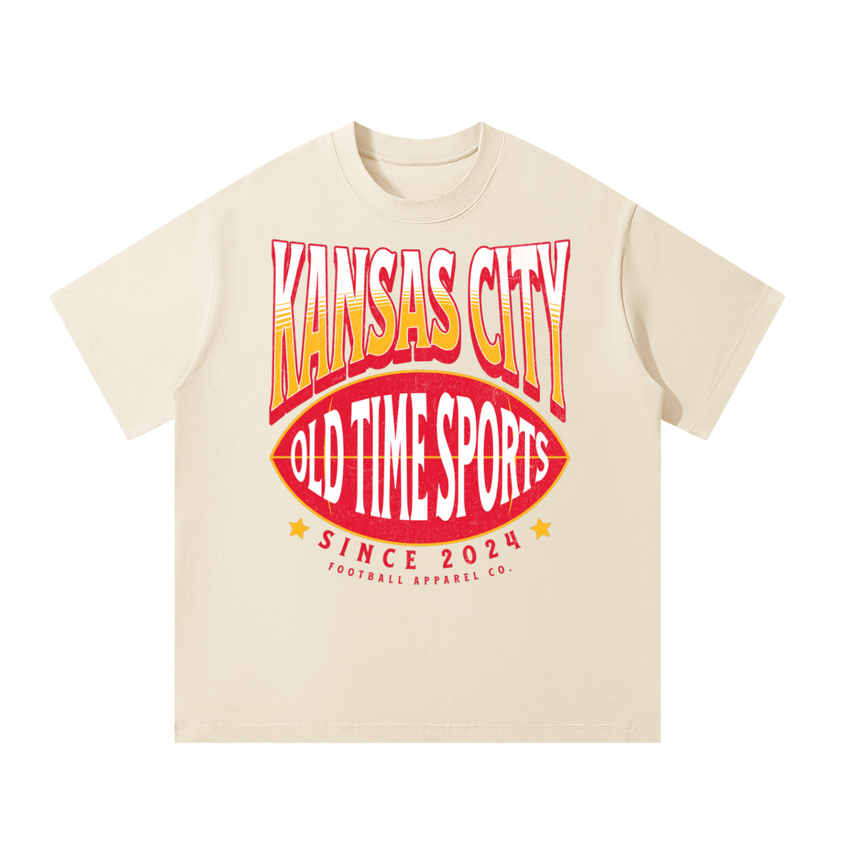 OTS Football KC Heavyweight Tee - Old Time Sports