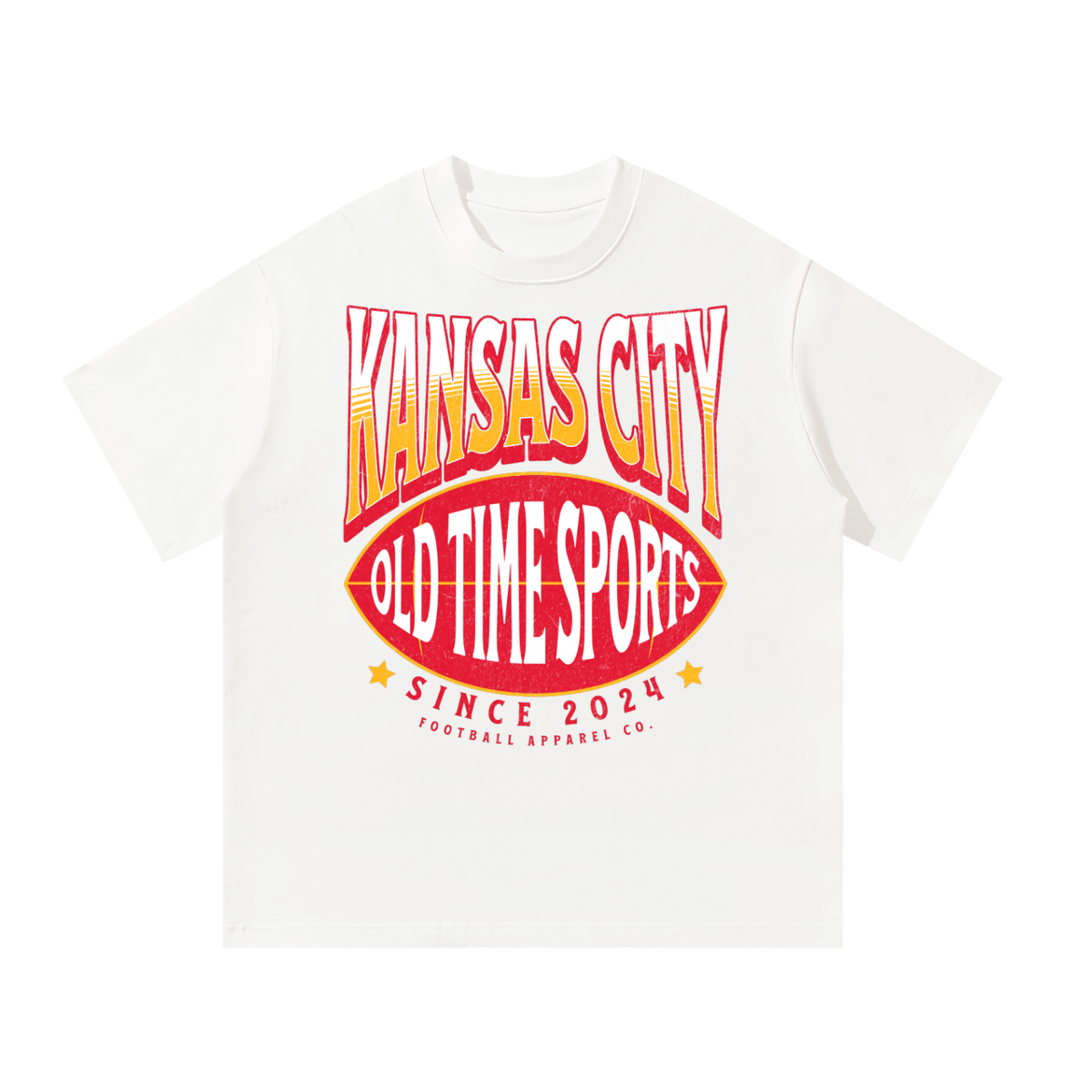 OTS Football KC Heavyweight Tee - Old Time Sports