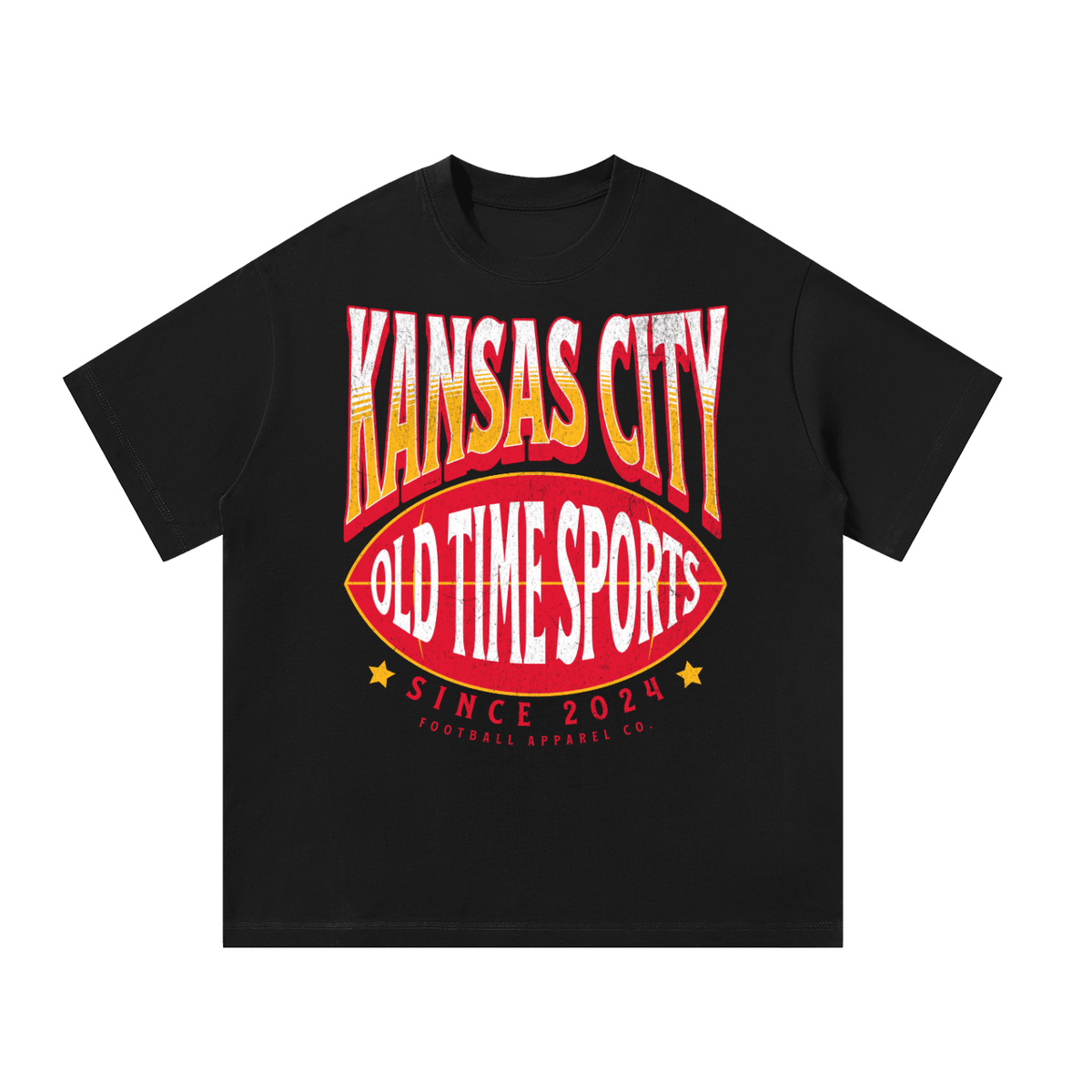 OTS Football KC Heavyweight Tee - Old Time Sports