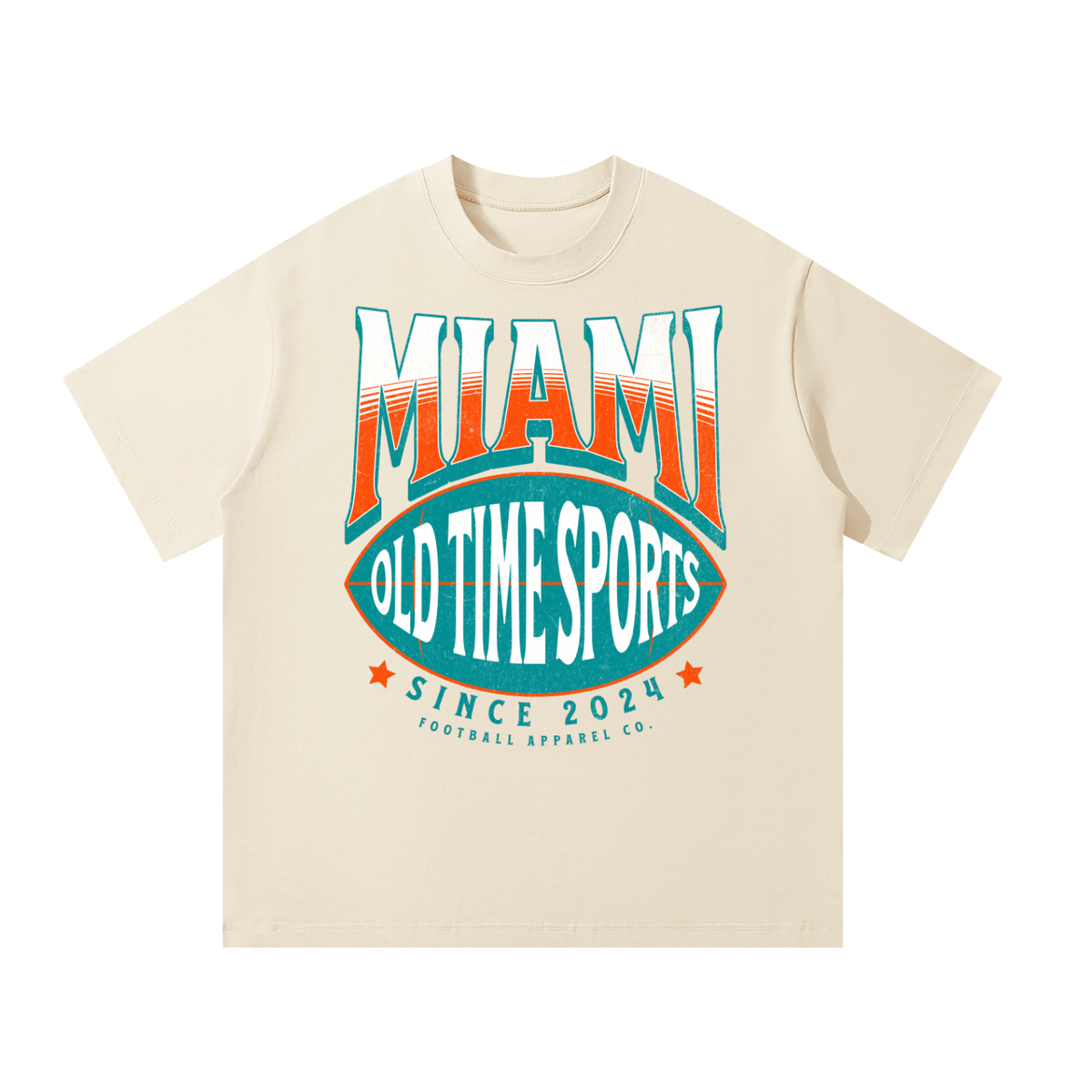 OTS Football MIA Heavyweight Tee - Old Time Sports