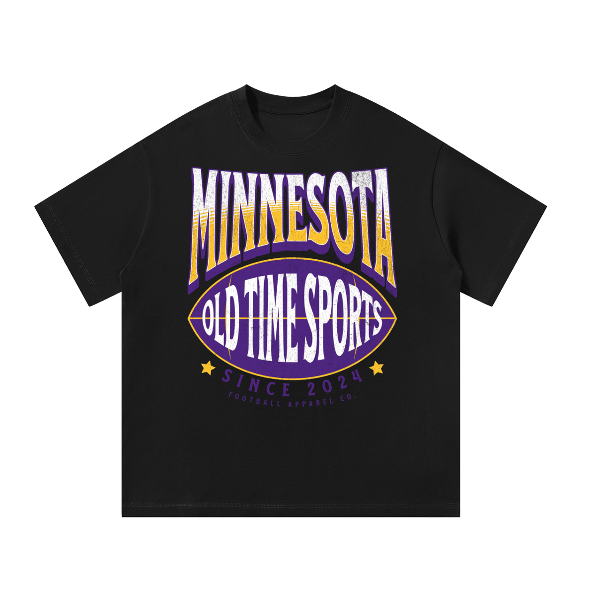 OTS Football MIN Heavyweight Tee - Old Time Sports