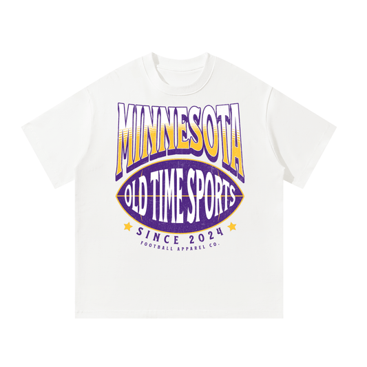 OTS Football MIN Heavyweight Tee - Old Time Sports
