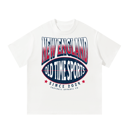 OTS Football NE Heavyweight Tee - Old Time Sports