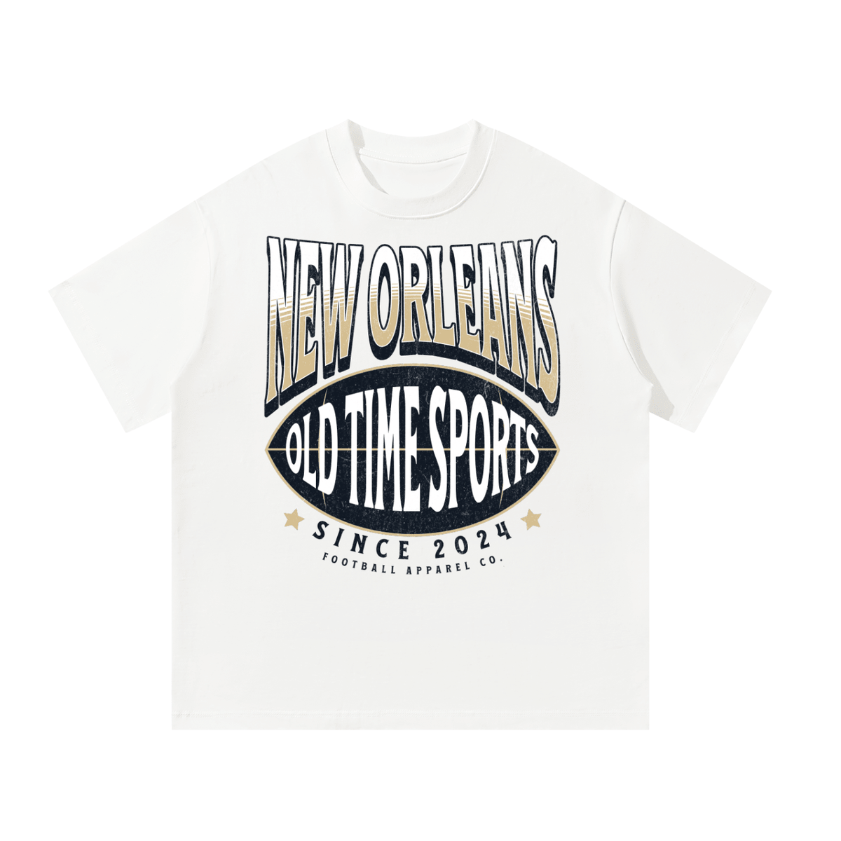 OTS Football NOLA Heavyweight Tee - Old Time Sports