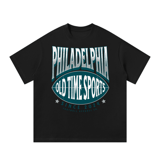 OTS Football PHI Heavyweight Tee - Old Time Sports