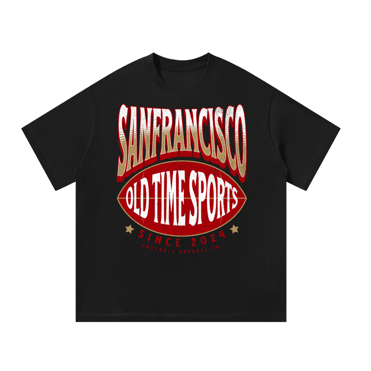 OTS Football SF Heavyweight Tee - Old Time Sports