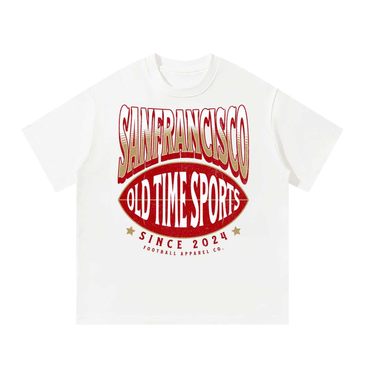OTS Football SF Heavyweight Tee - Old Time Sports