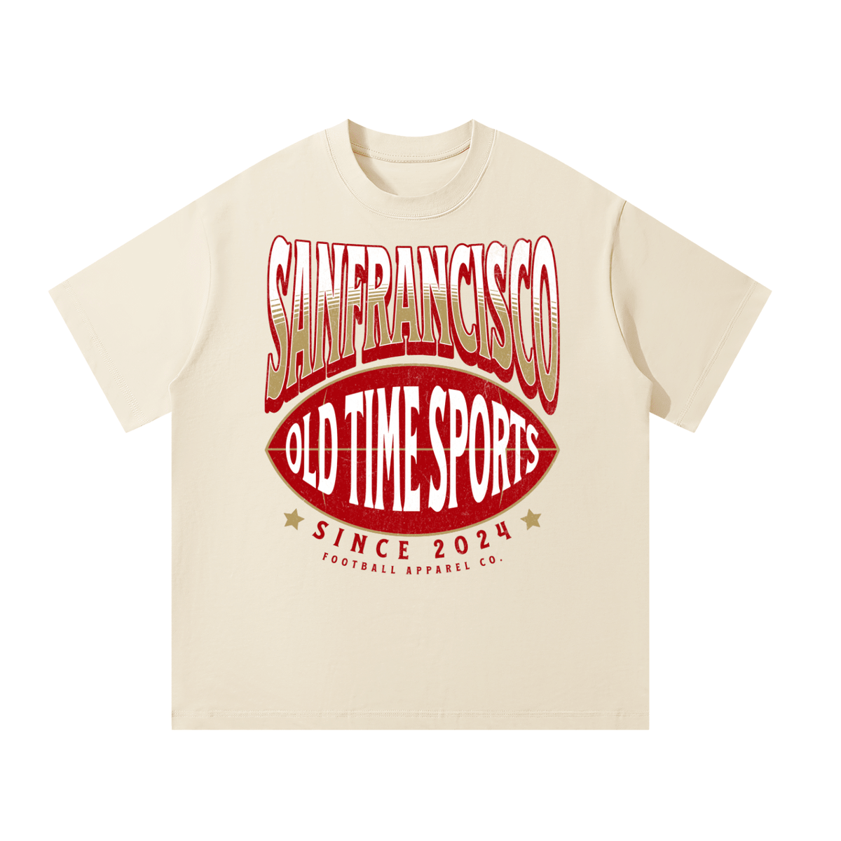 OTS Football SF Heavyweight Tee - Old Time Sports