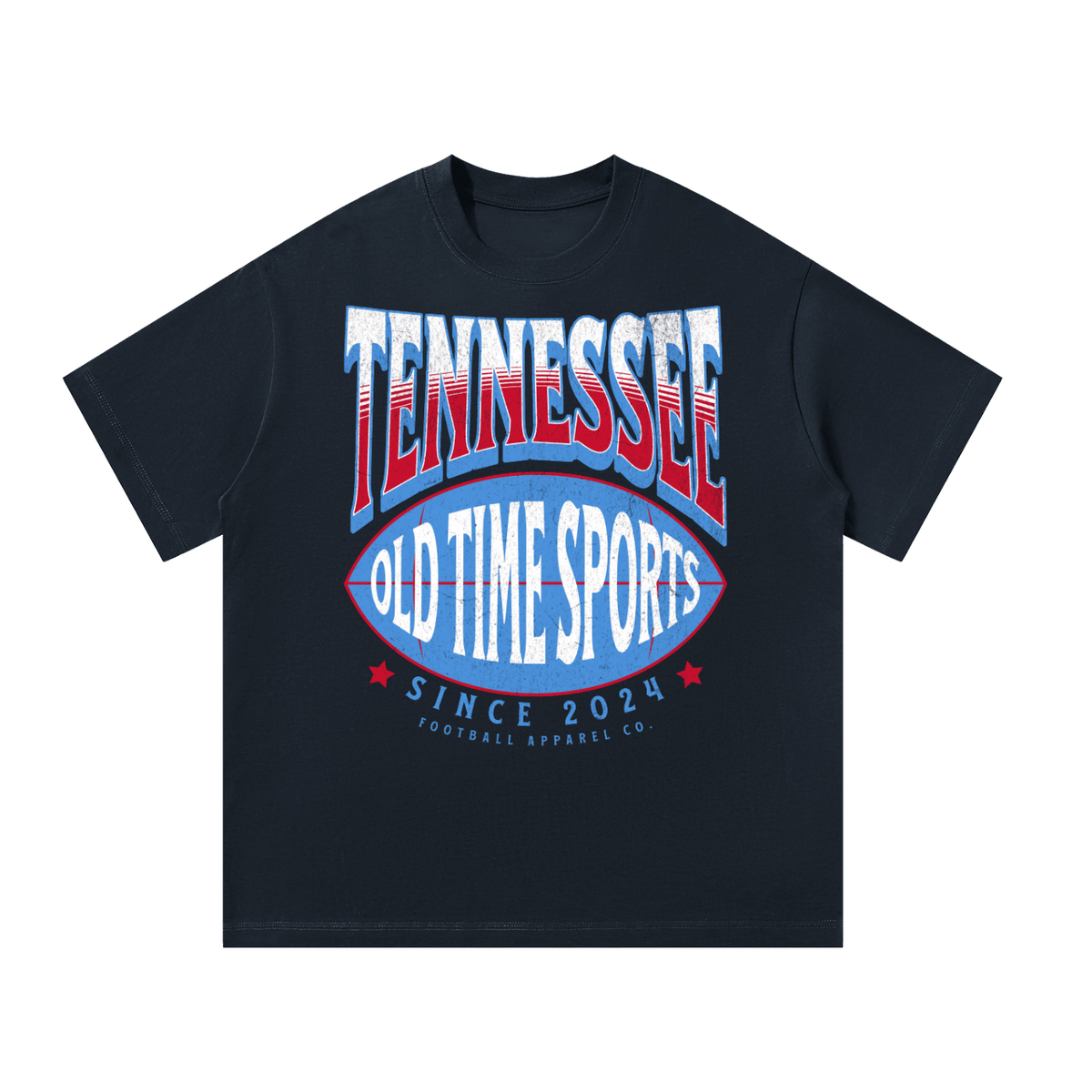 OTS Football TEN Heavyweight Tee - Old Time Sports