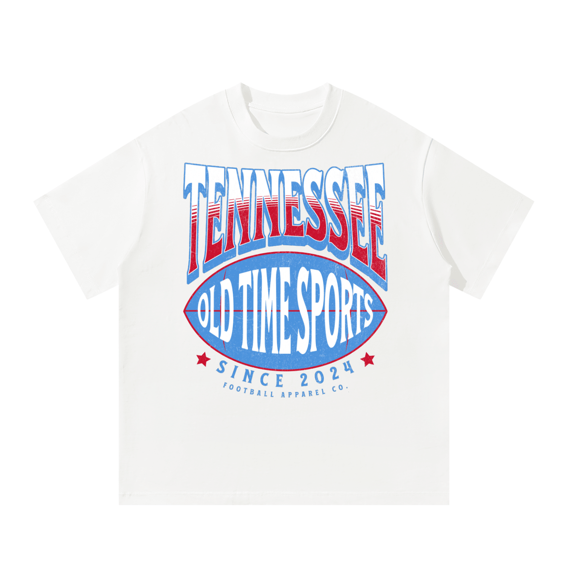 OTS Football TEN Heavyweight Tee - Old Time Sports