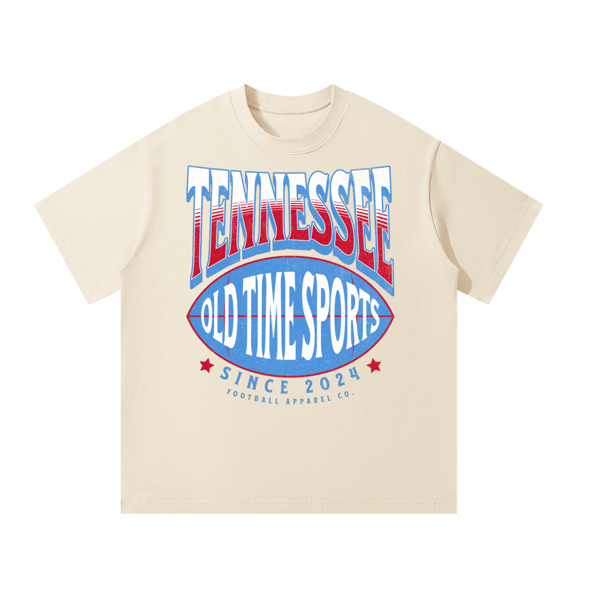 OTS Football TEN Heavyweight Tee - Old Time Sports