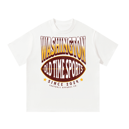 OTS Football WAS Heavyweight Tee - Old Time Sports