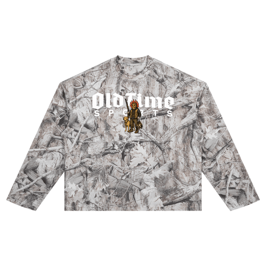 OTS Hunting Waffle Camo Longsleeve - Old Time Sports