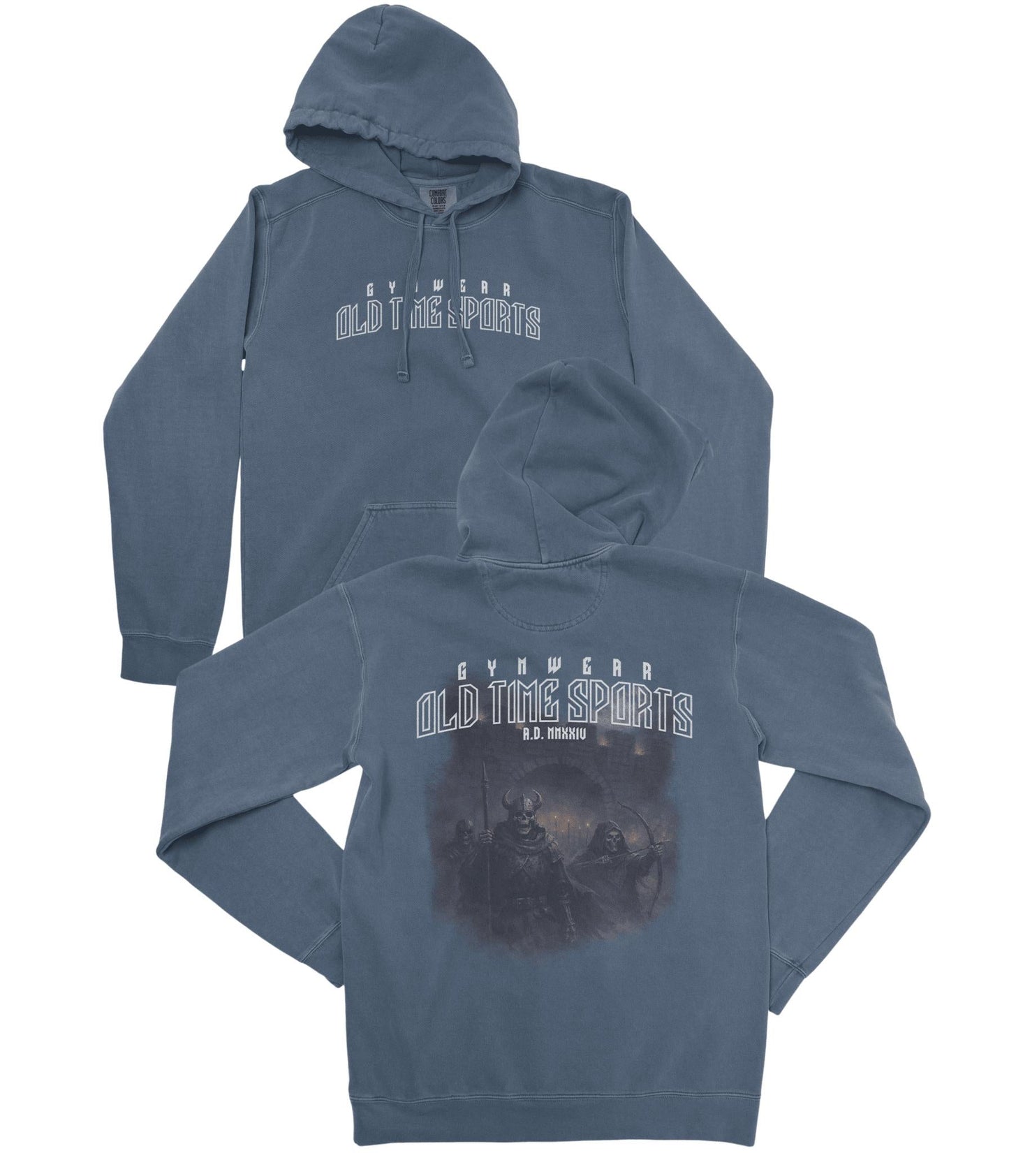 OTS Skeleton Gymwear Premium Hoodie - Old Time Sports