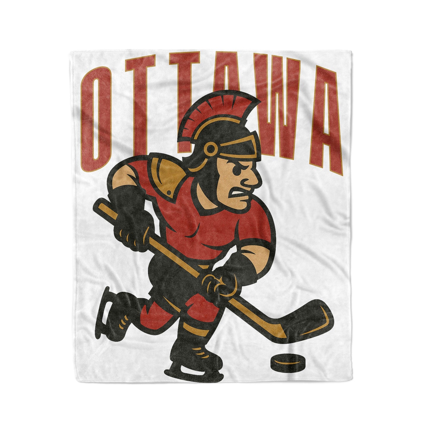 Ottawa Hockey 50x60in Fleece Blanket - Old Time Sports
