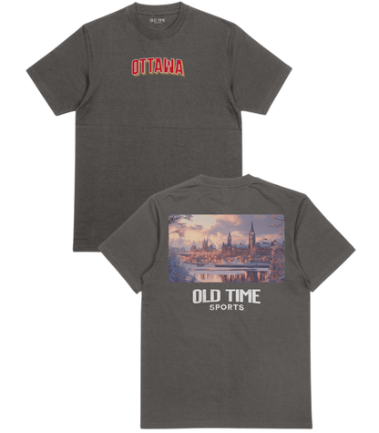 Ottawa Hockey Cityscape T-Shirt - Old Time Sports