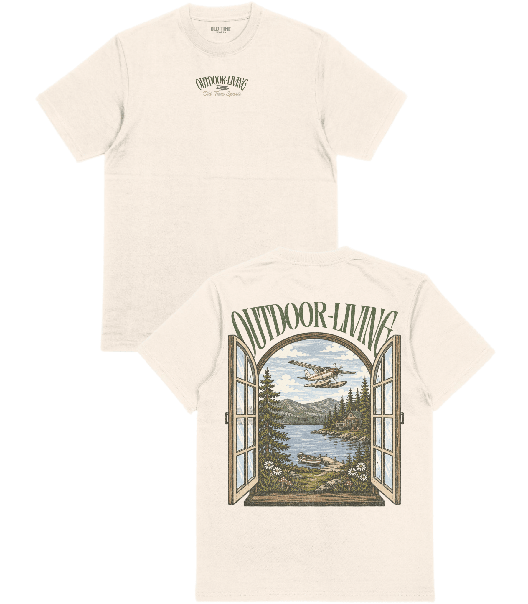 Outdoor-Living T-Shirt - Old Time Sports