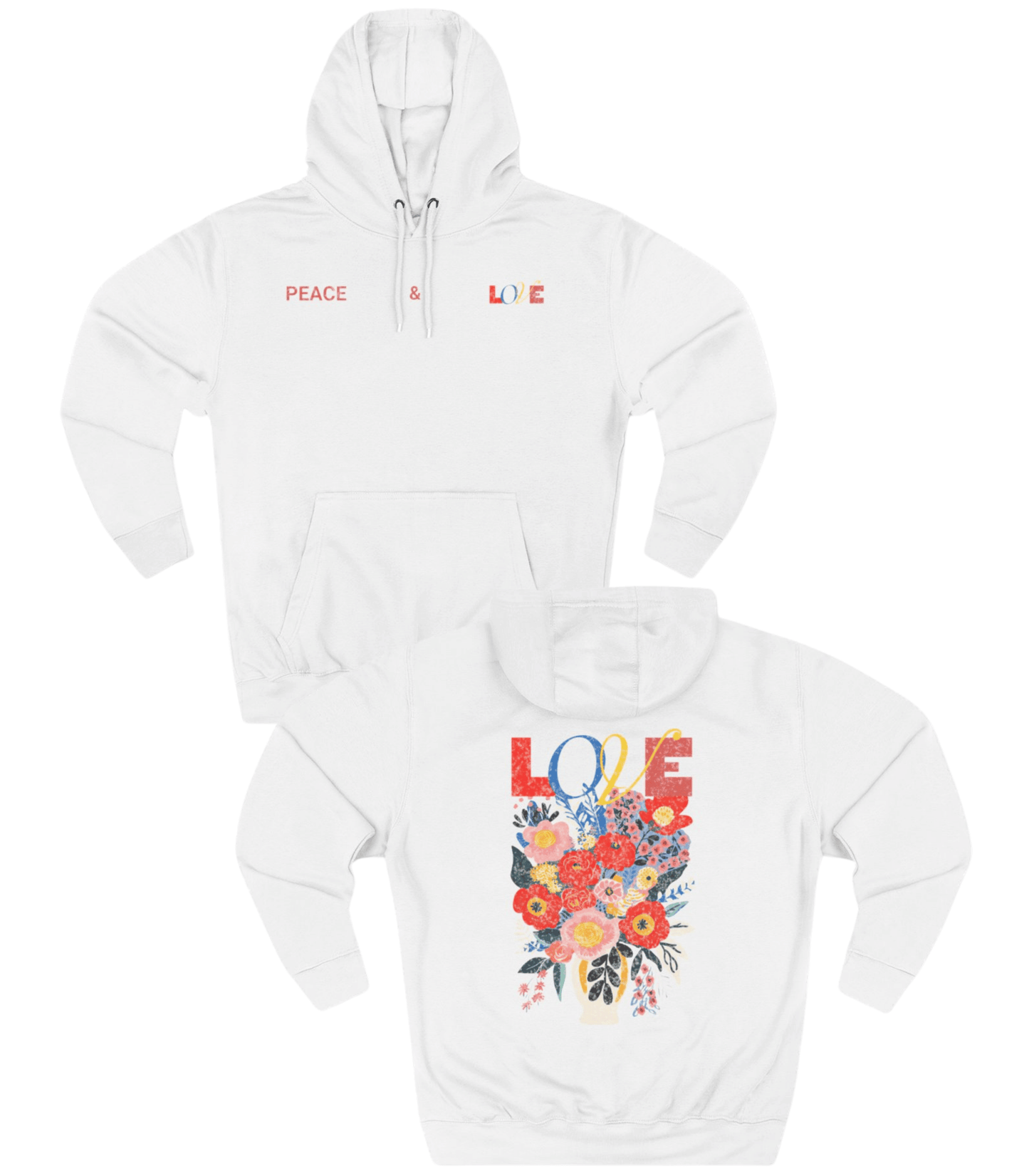 Peace & Love Hoodie - Old Time Sports