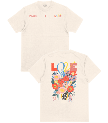 Peace & Love T-Shirt - Old Time Sports