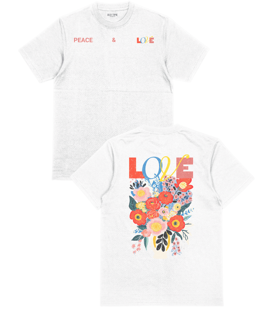 Peace & Love T-Shirt - Old Time Sports