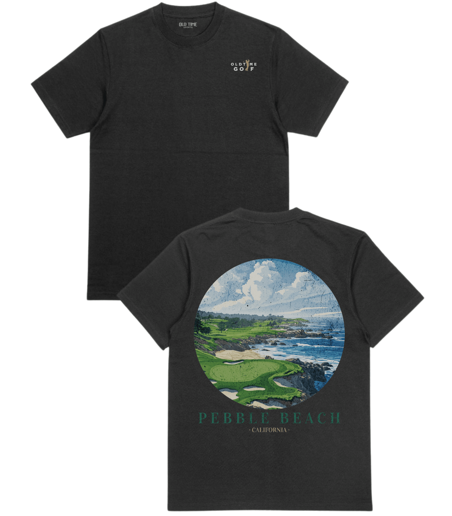 Pebble Beach, CA Golf T-Shirt - Old Time Sports