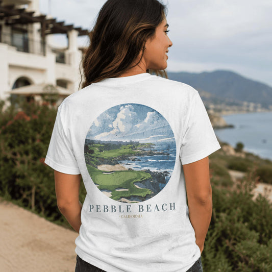 Pebble Beach, CA Golf T-Shirt - Old Time Sports
