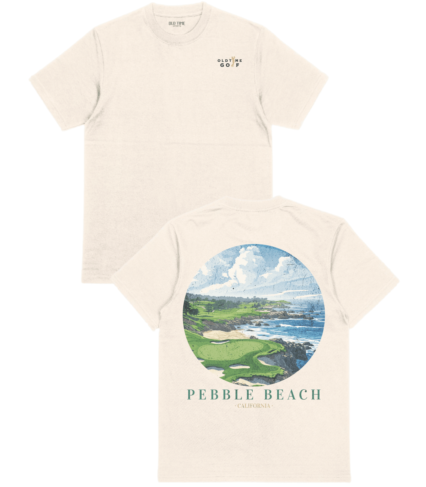 Pebble Beach, CA Golf T-Shirt - Old Time Sports