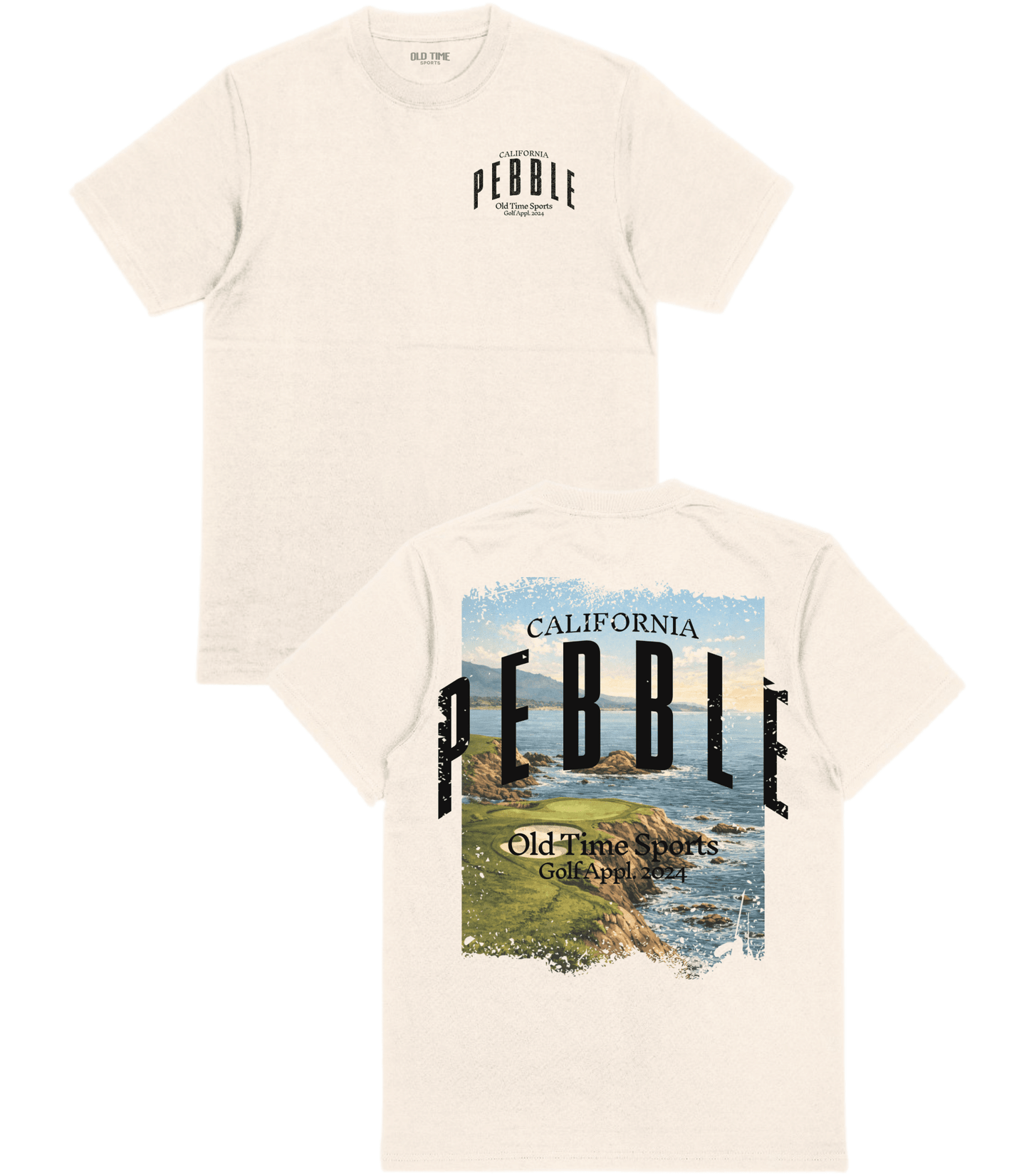 Pebble Beach, CA T-Shirt - Old Time Sports