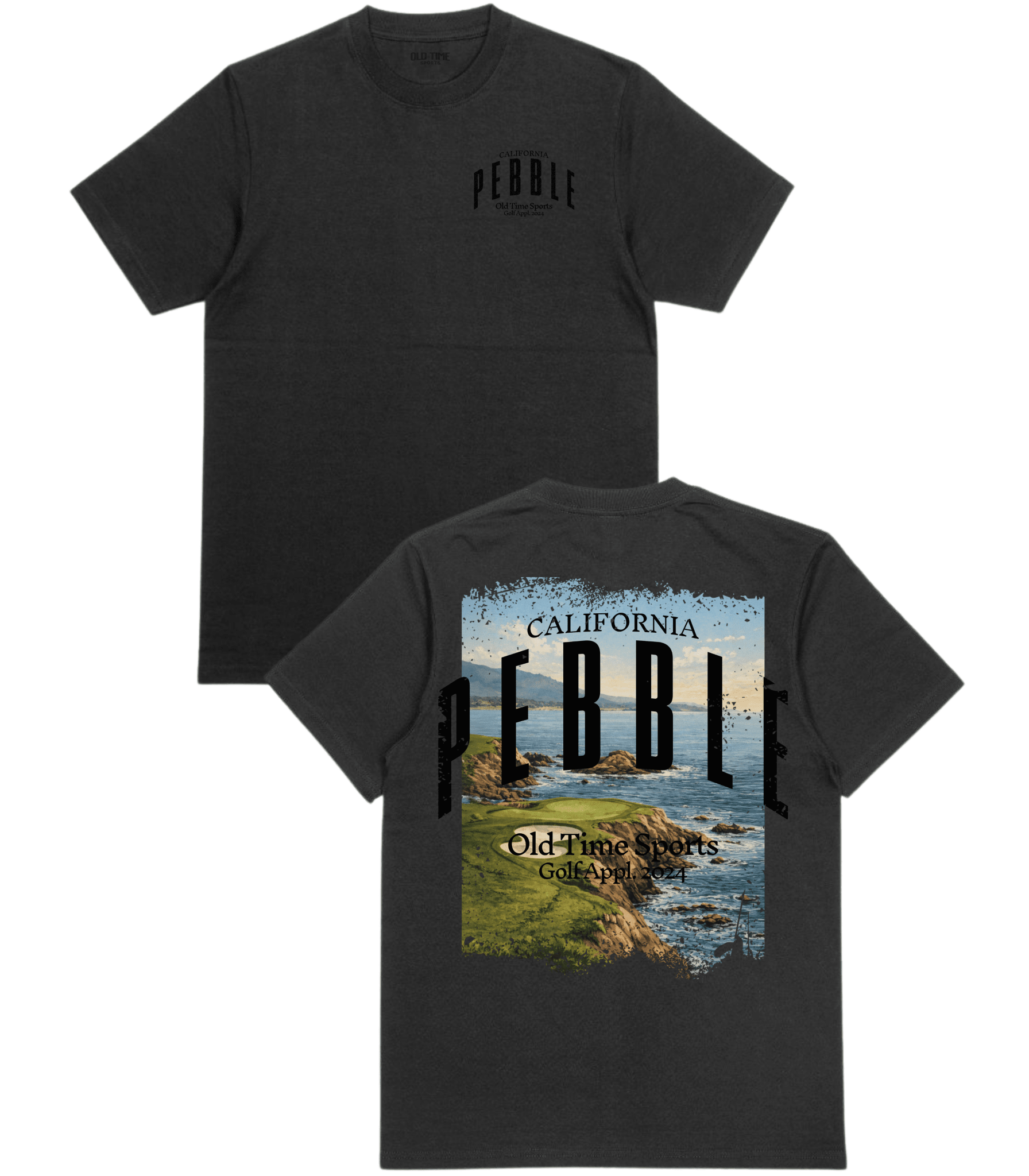 Pebble Beach, CA T-Shirt - Old Time Sports