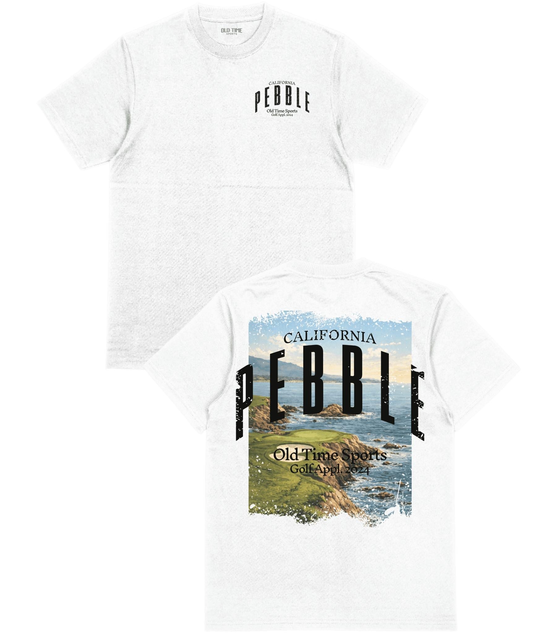 Pebble Beach, CA T-Shirt - Old Time Sports