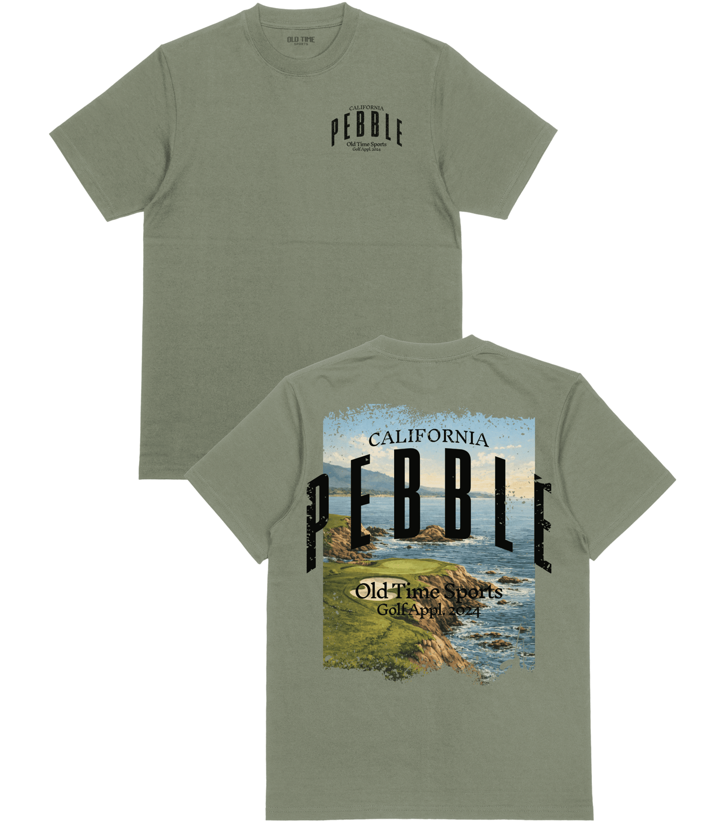 Pebble Beach, CA T-Shirt - Old Time Sports