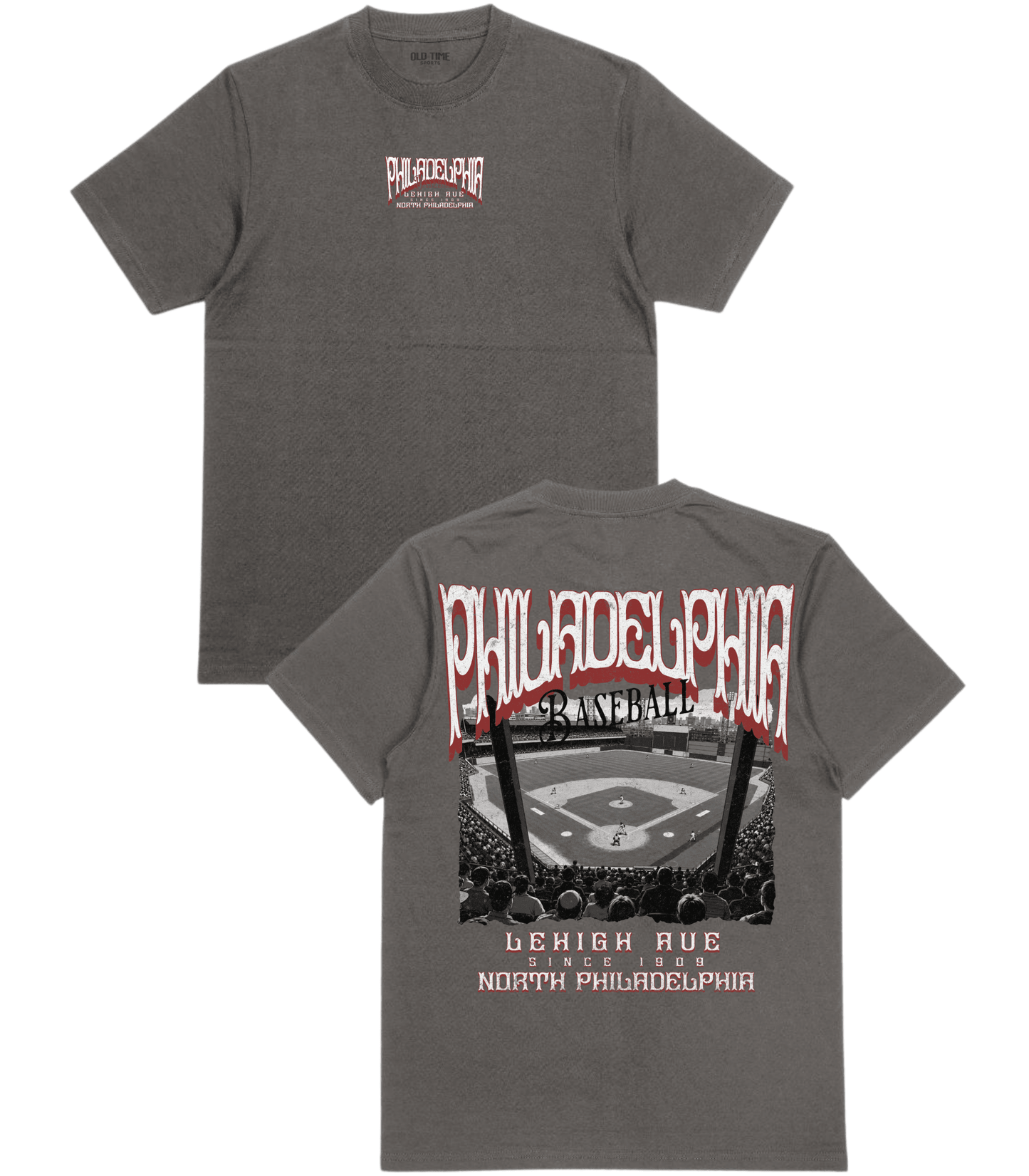 PHI Baseball Poster T-Shirt - Old Time Sports
