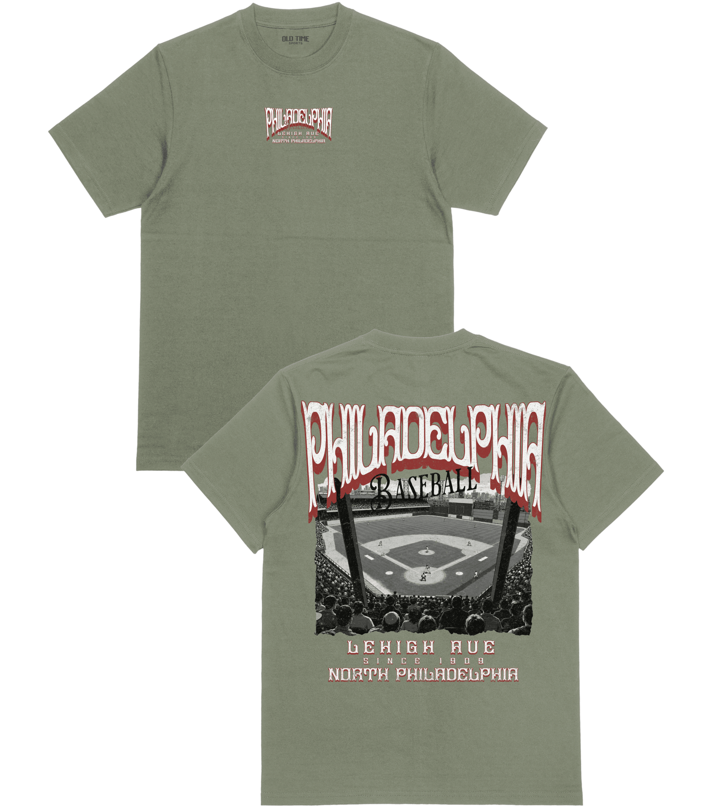 PHI Baseball Poster T-Shirt - Old Time Sports