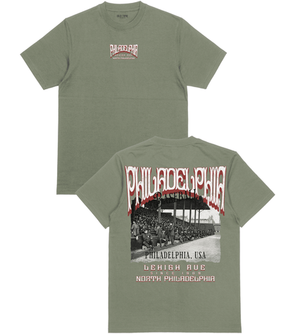 PHI Baseball Poster v2 T-Shirt - Old Time Sports