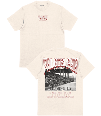 PHI Baseball Poster v2 T-Shirt - Old Time Sports