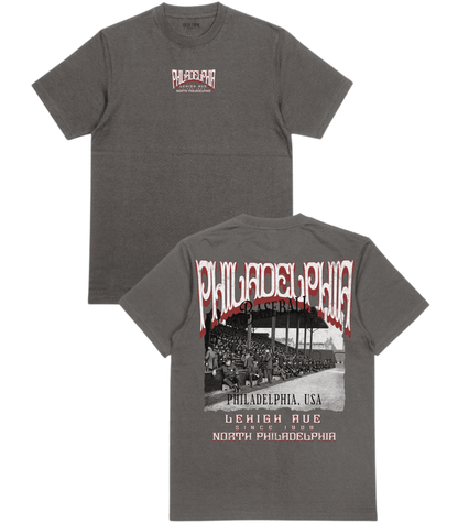 PHI Baseball Poster v2 T-Shirt - Old Time Sports