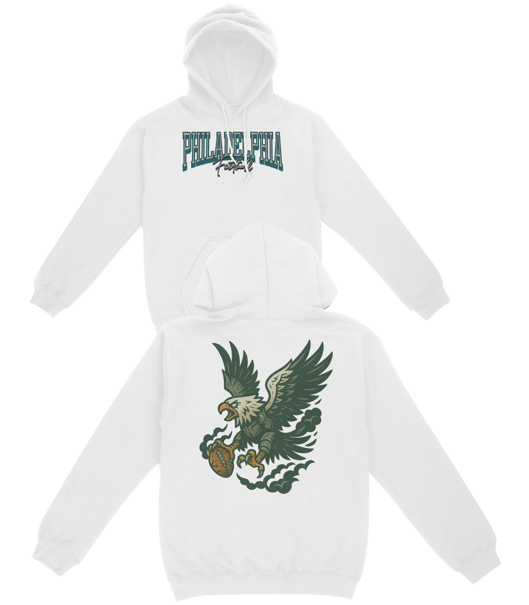 Philadelphia Football Basic Hoodie - Old Time Sports