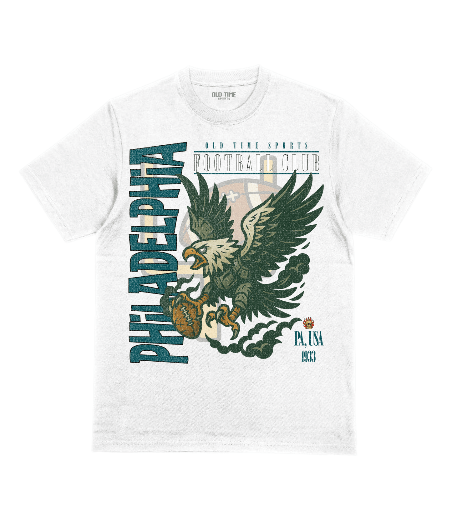 Philadelphia Football v2 T-Shirt - Old Time Sports