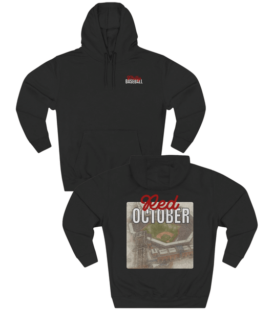 Philly Red October Hoodie - Old Time Sports