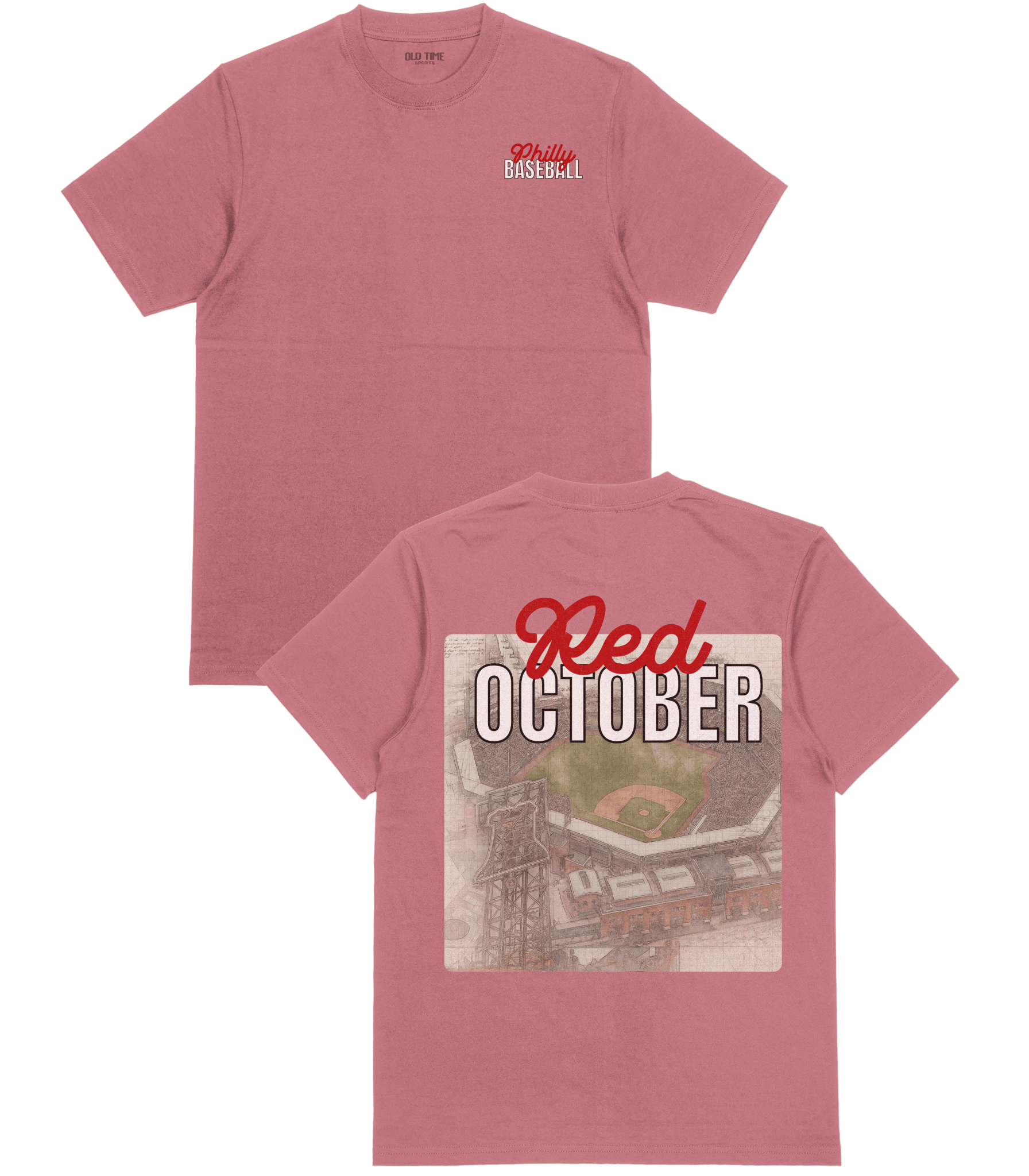 Philly Red October T-Shirt - Old Time Sports