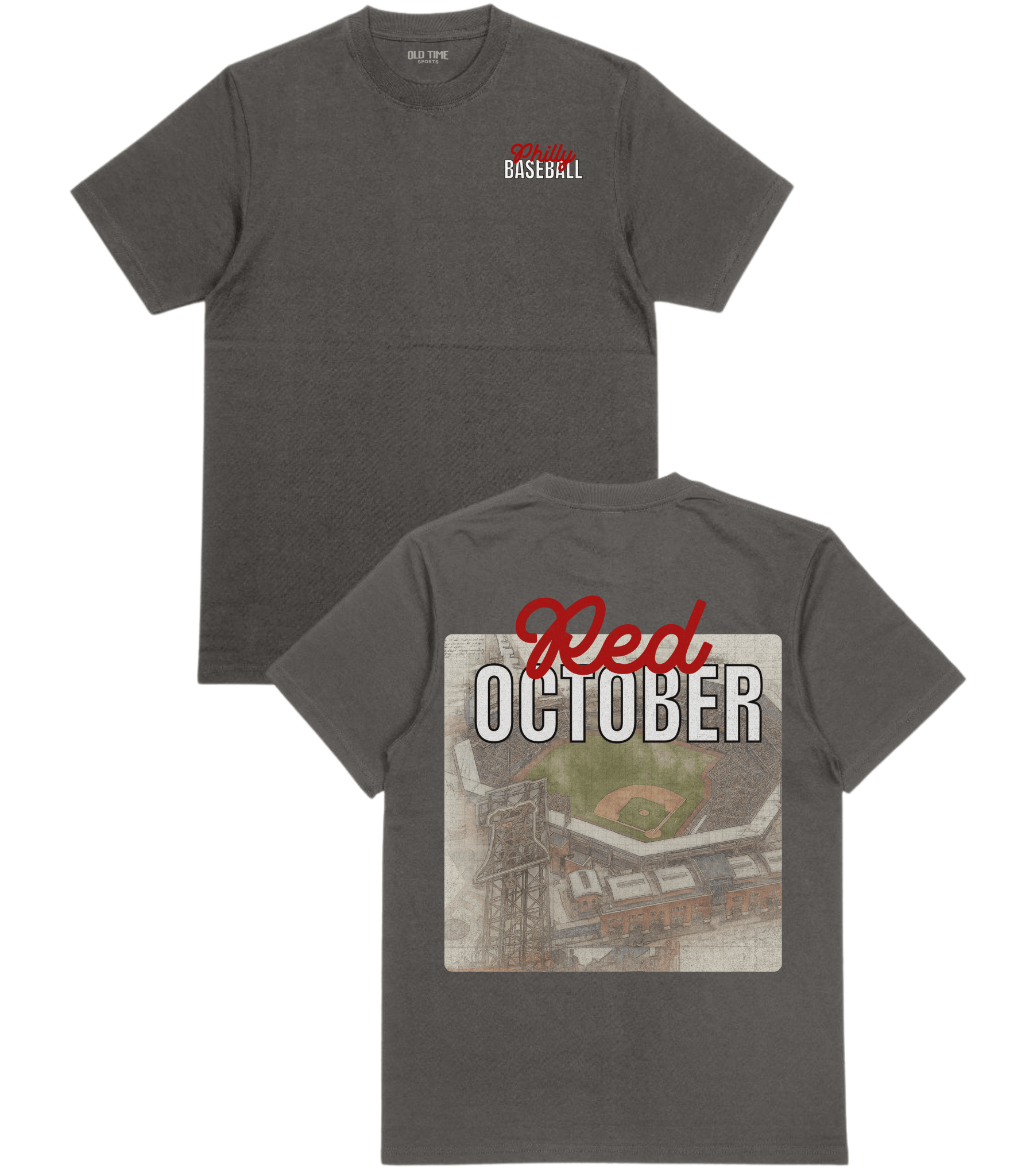 Philly Red October T-Shirt - Old Time Sports